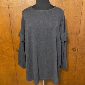 Ruffle Detail Sweatshirt!